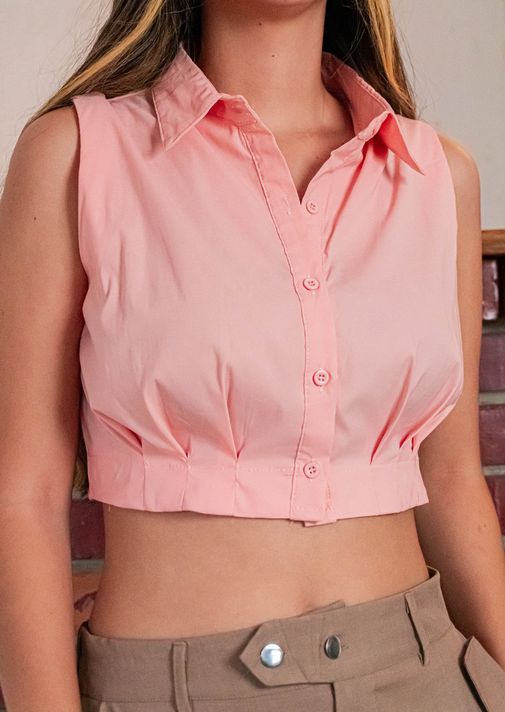 Blusa cuello classic