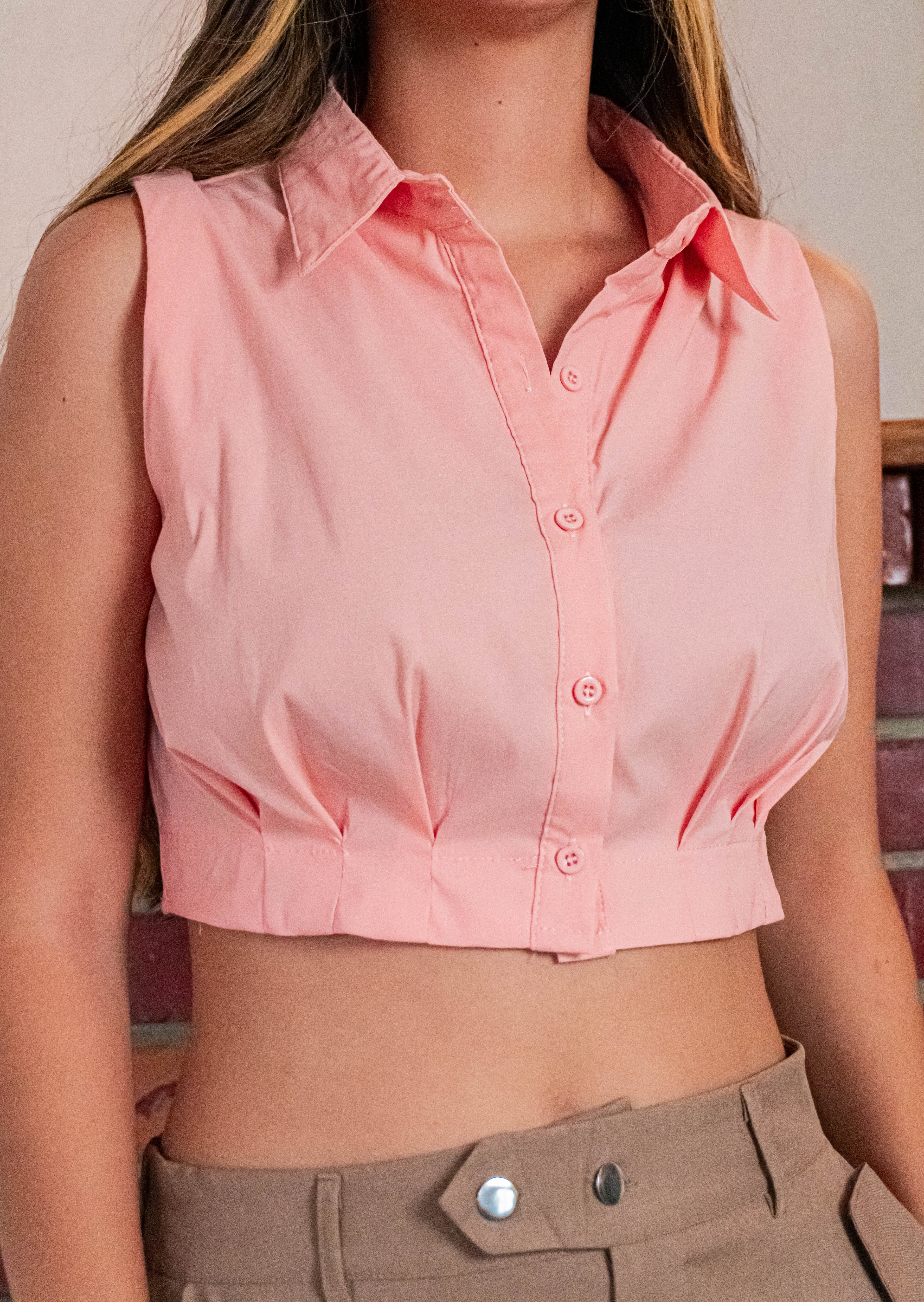 Blusa cuello classic