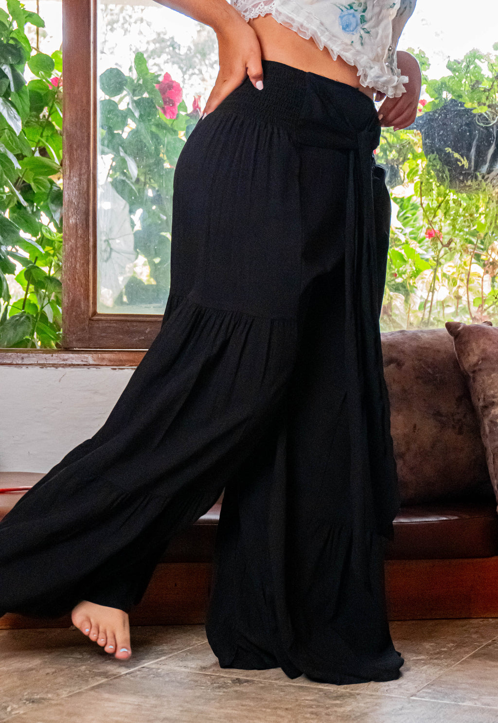 Pantalón bota ancha