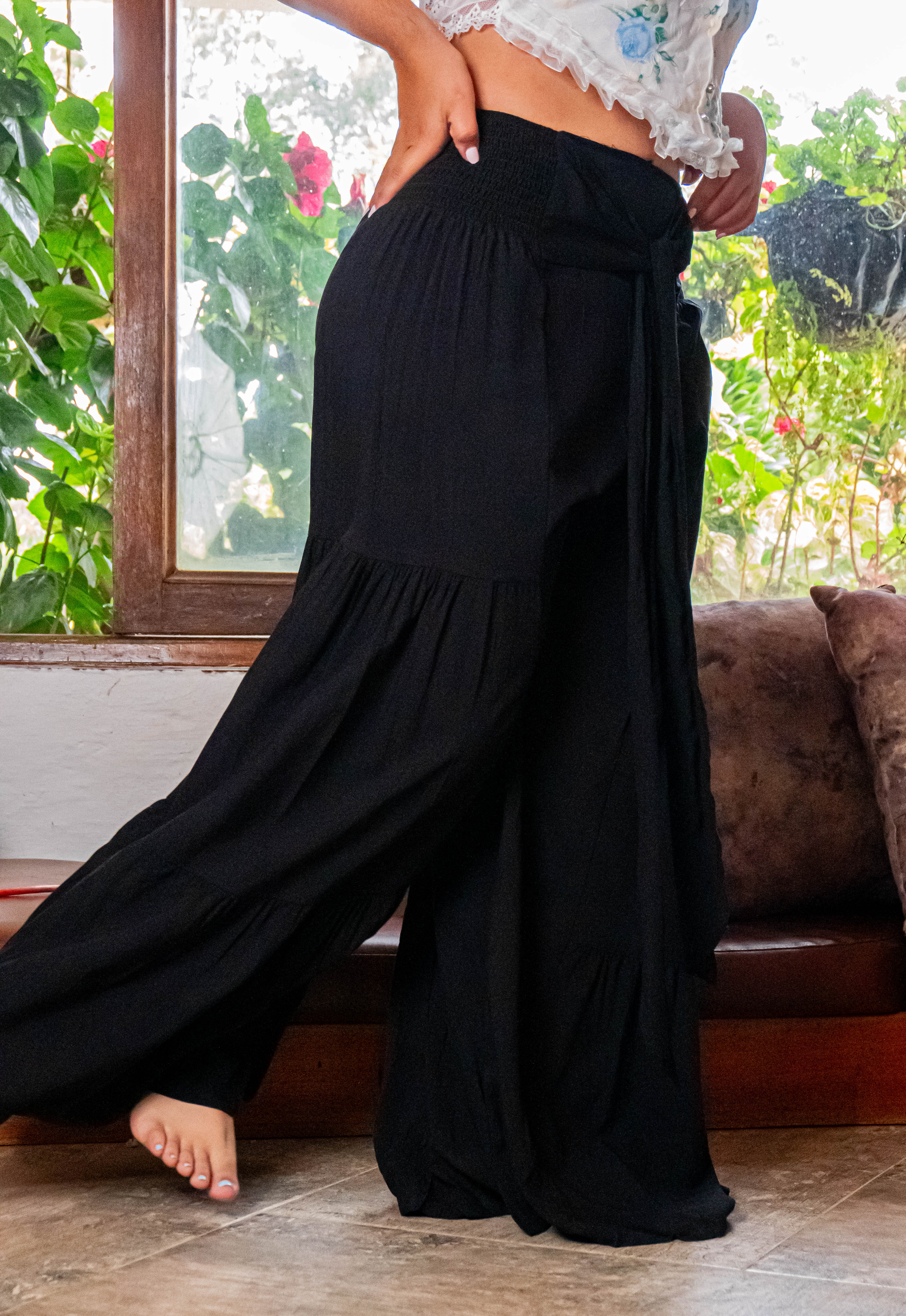 Pantalón bota ancha