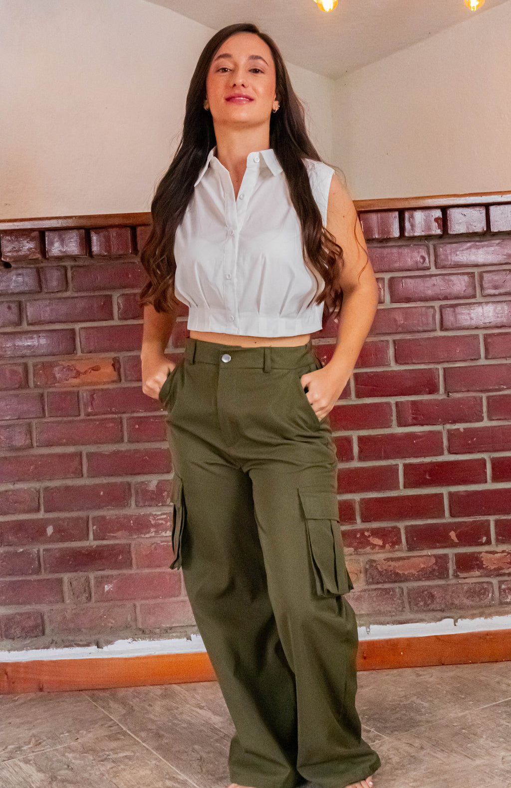 Blusa cuello classic