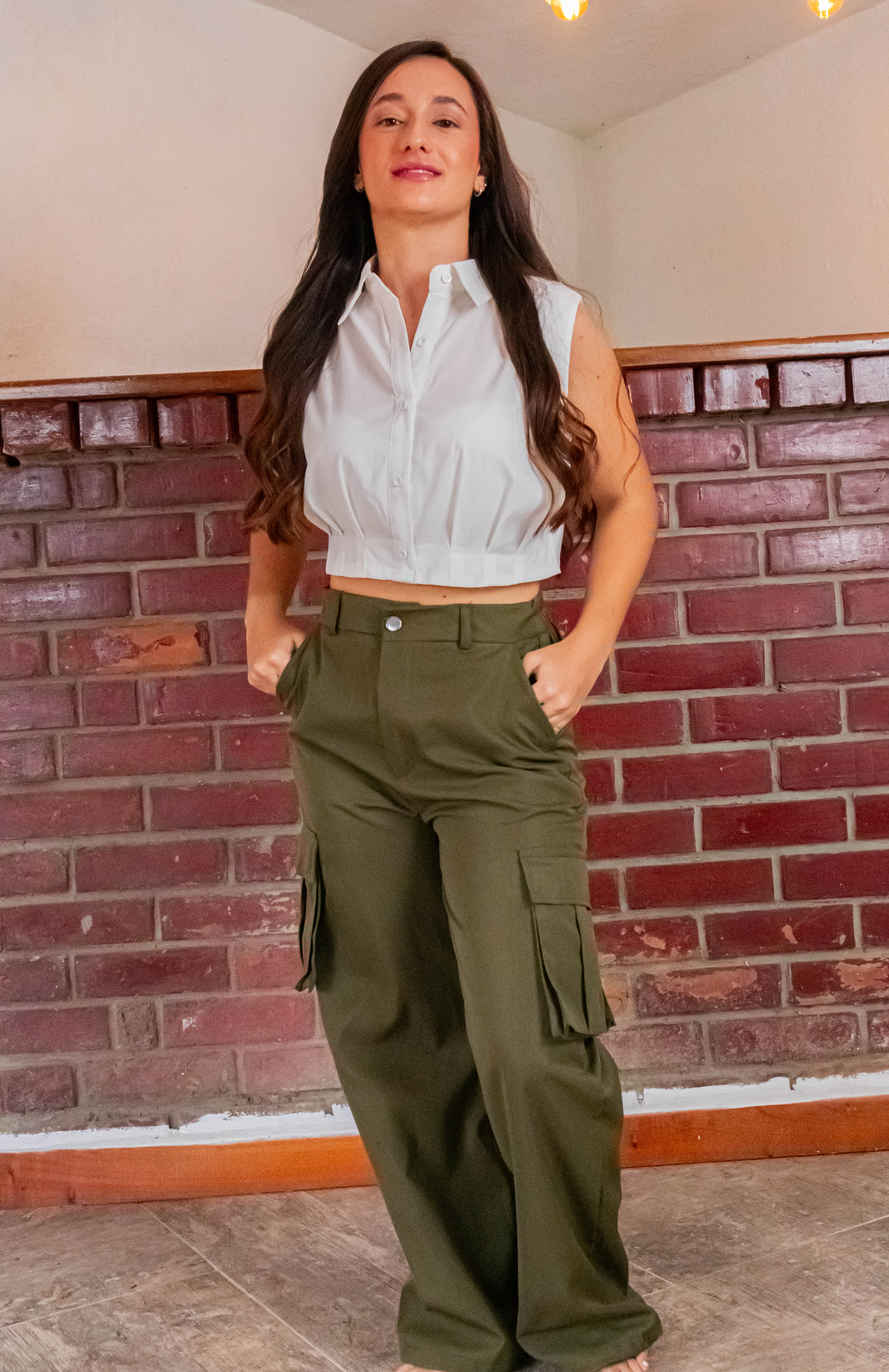 Blusa cuello classic