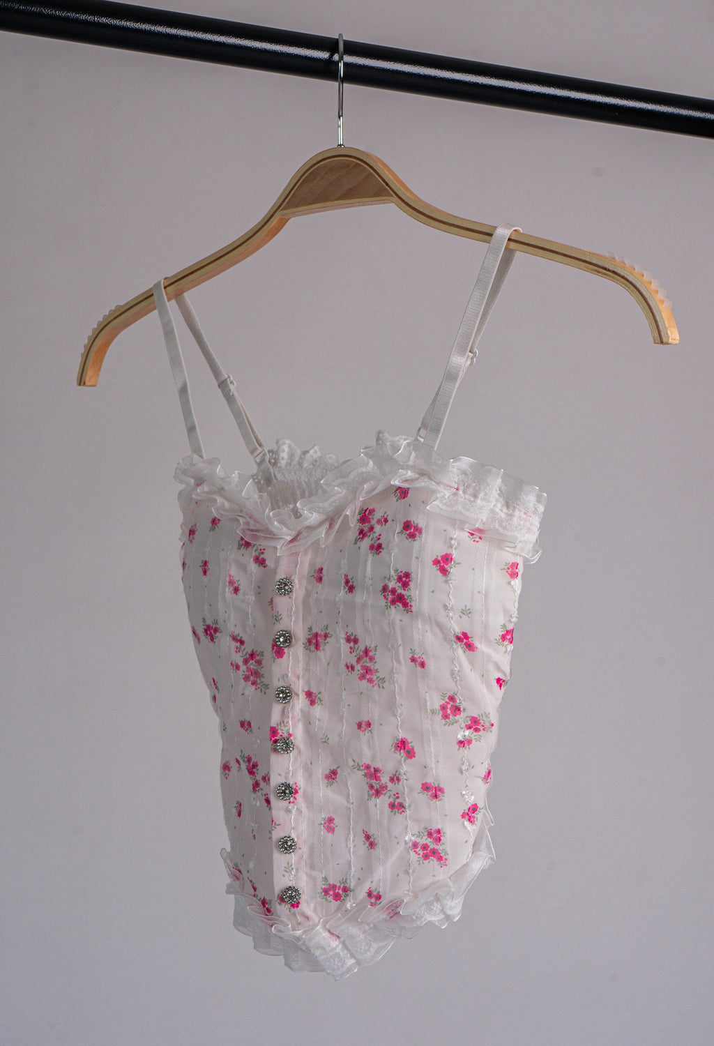 Blusa tipo corset