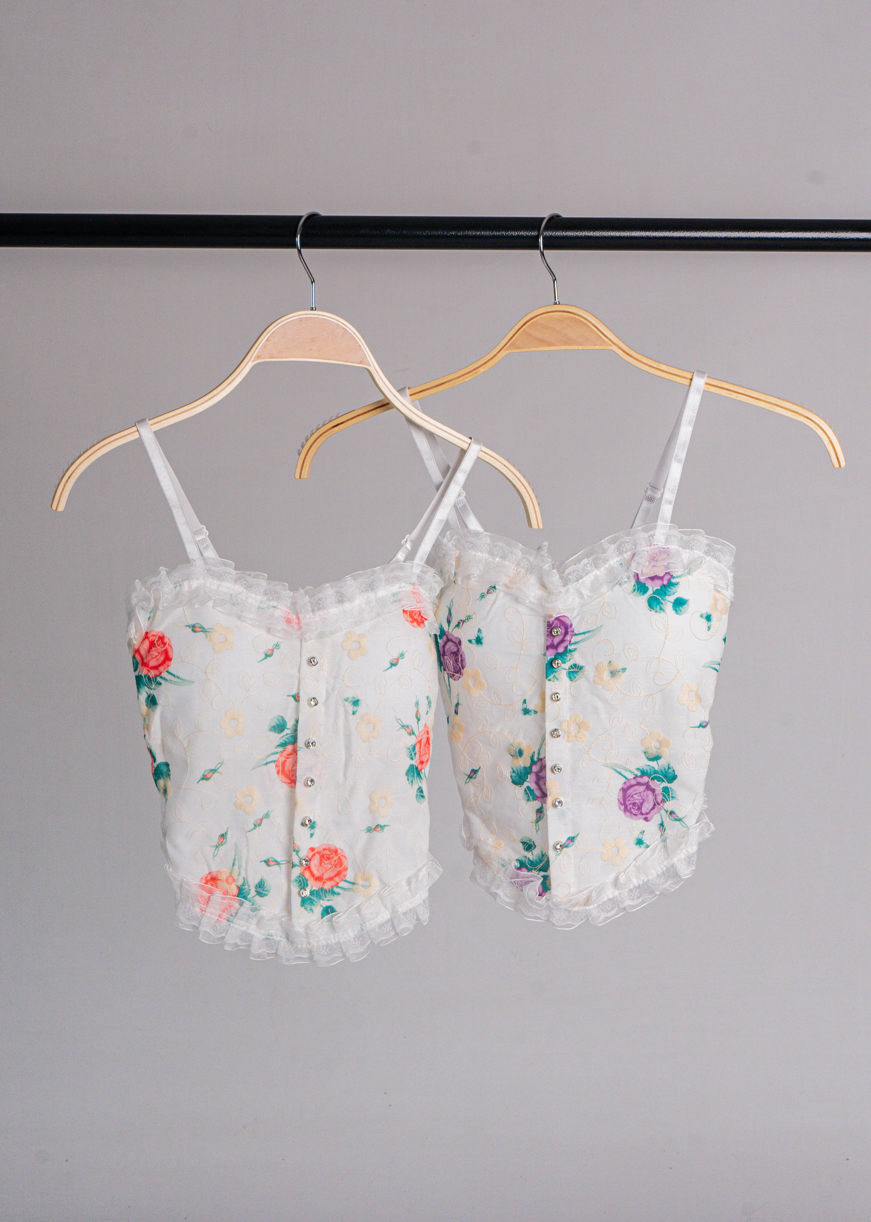 Blusa tipo corset
